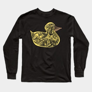 Rubber Ducky Doodle Long Sleeve T-Shirt